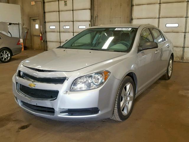 1G1ZA5EU4CF216683 - 2012 CHEVROLET MALIBU LS 银色 照片 2