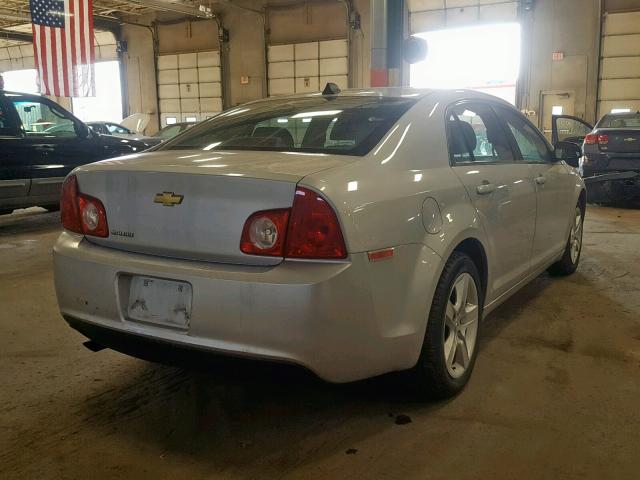 1G1ZA5EU4CF216683 - 2012 CHEVROLET MALIBU LS 银色 照片 4