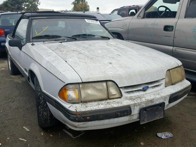 1FABP44E0KF216308 - 1989 FORD MUSTANG LX WHITE photo 1