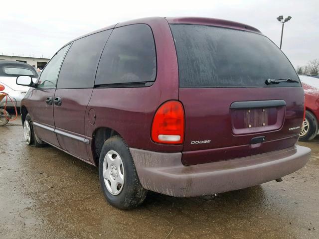 2B4FP2532XR145879 - 1999 DODGE CARAVAN RED photo 3