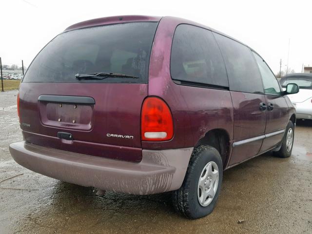 2B4FP2532XR145879 - 1999 DODGE CARAVAN RED photo 4