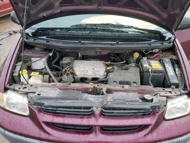 2B4FP2532XR145879 - 1999 DODGE CARAVAN RED photo 7