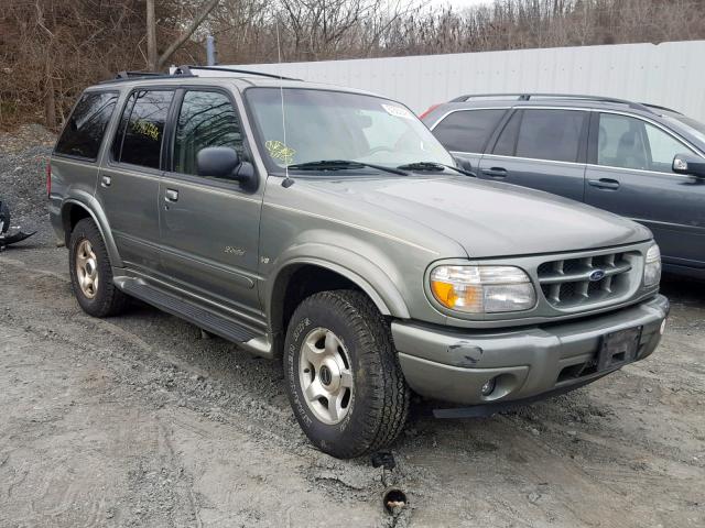 1FMDU85P2YZB51192 - 2000 FORD EXPLORER L GREEN photo 1