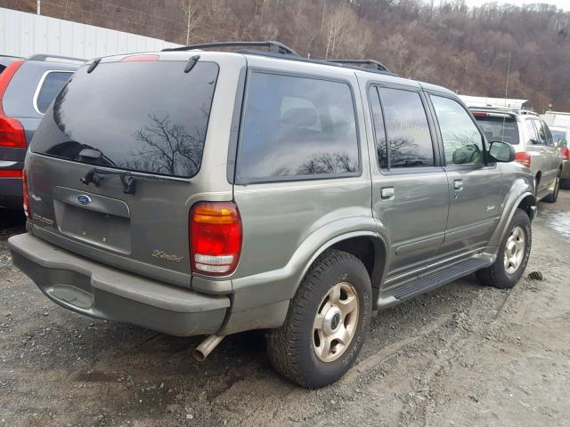 1FMDU85P2YZB51192 - 2000 FORD EXPLORER L GREEN photo 4