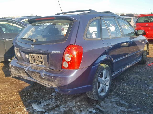 JM1BJ245231114099 - 2003 MAZDA PROTEGE PR BLUE photo 4