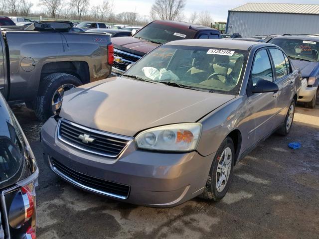 1G1ZS58F87F106123 - 2007 CHEVROLET MALIBU LS GOLD photo 2