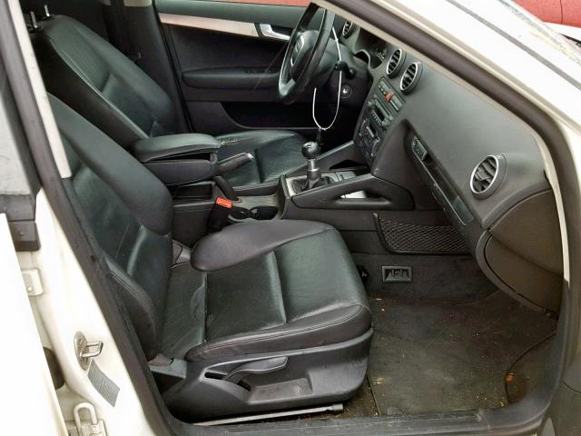 WAUNF78P26A001696 - 2006 AUDI A3 2.0 PRE WHITE photo 5