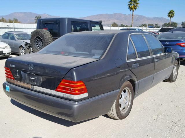 WDBGA32E2RA165088 - 1994 MERCEDES-BENZ S 320 BLACK photo 4