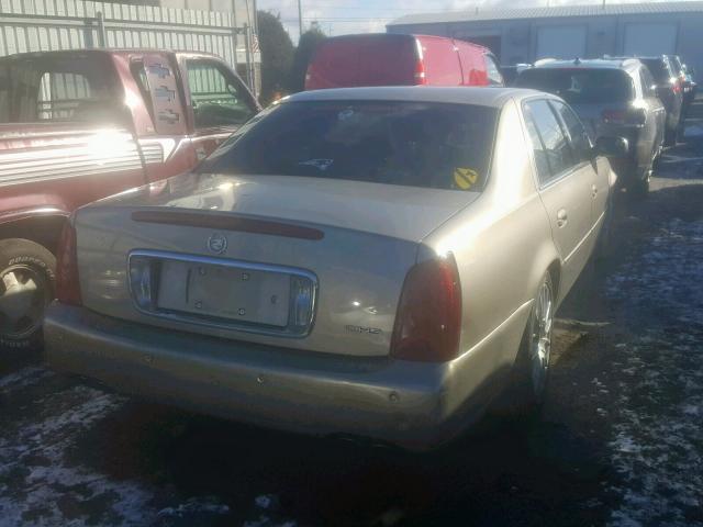 1G6KE54Y92U296335 - 2002 CADILLAC DEVILLE DH TAN photo 4