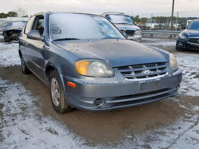 KMHCG35CX3U257043 - 2003 HYUNDAI ACCENT GL GRAY photo 1