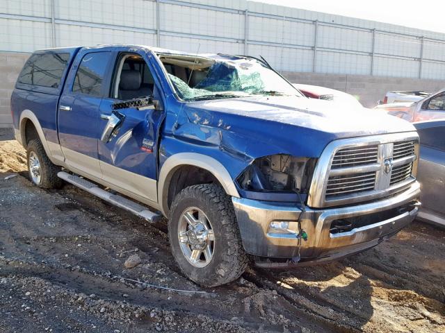 3D7UT2CL7AG132637 - 2010 DODGE RAM 2500 BLUE photo 1