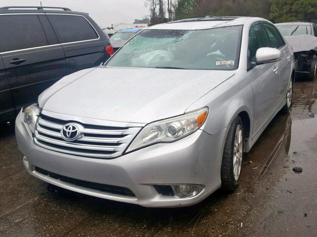 4T1BK3DB0CU455407 - 2012 TOYOTA AVALON BAS SILVER photo 2