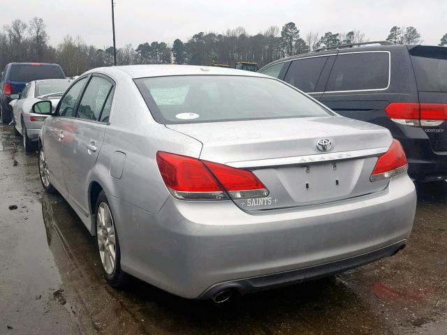 4T1BK3DB0CU455407 - 2012 TOYOTA AVALON BAS SILVER photo 3