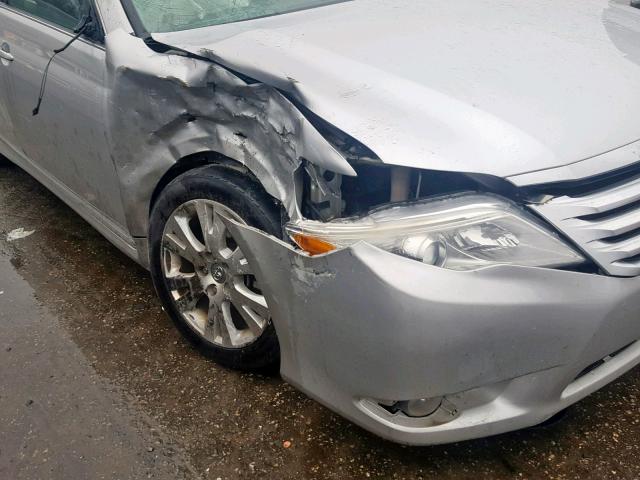 4T1BK3DB0CU455407 - 2012 TOYOTA AVALON BAS SILVER photo 9