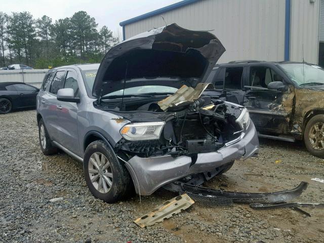 1C4RDHAG7EC286585 - 2014 DODGE DURANGO SX SILVER photo 1