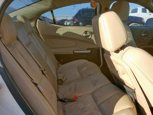 2G2WC58C881162640 - 2008 PONTIAC GRAND PRIX WHITE photo 6