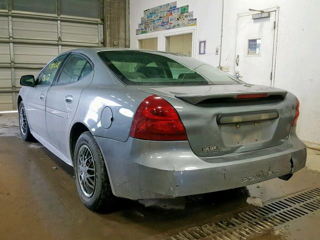 2G2WP552681188587 - 2008 PONTIAC GRAND PRIX ნაცრისფერი ფოტო 3