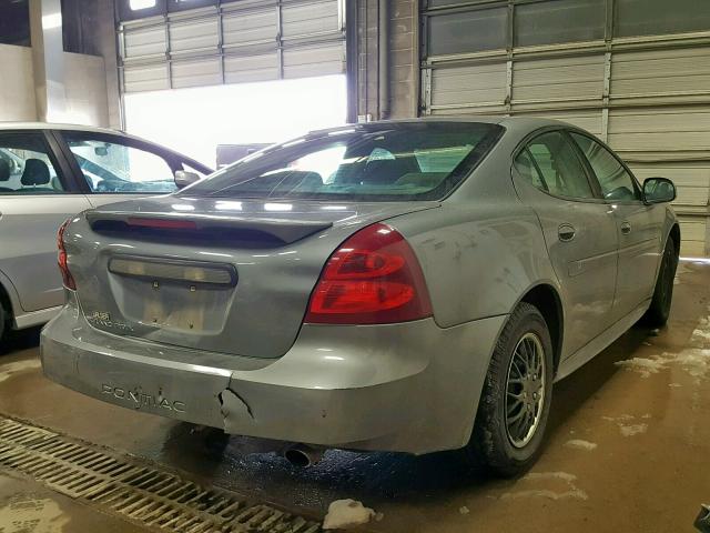 2G2WP552681188587 - 2008 PONTIAC GRAND PRIX ნაცრისფერი ფოტო 4