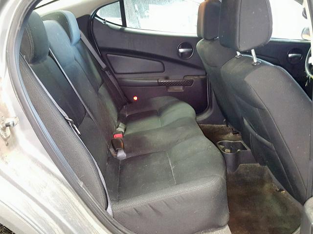 2G2WP552681188587 - 2008 PONTIAC GRAND PRIX ნაცრისფერი ფოტო 6