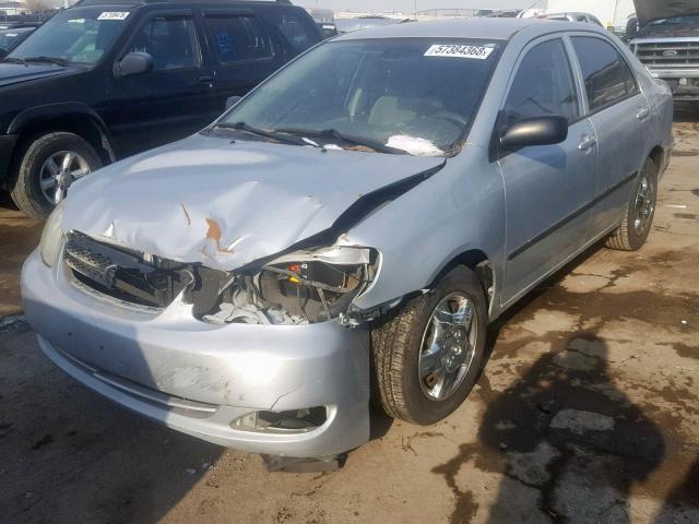 1NXBR32E27Z862451 - 2007 TOYOTA COROLLA CE SILVER photo 2