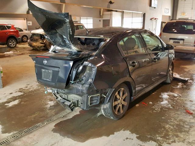 3N1AB6AP7CL702467 - 2012 NISSAN SENTRA 2.0 BLACK photo 4