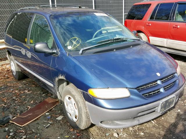 2B4GP25G6YR785165 - 2000 DODGE CARAVAN BLUE photo 1