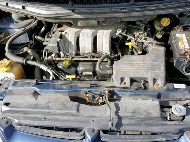 2B4GP25G6YR785165 - 2000 DODGE CARAVAN BLUE photo 7