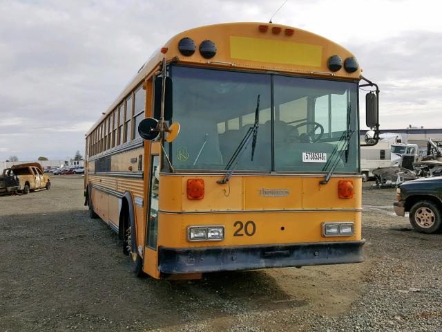 1T75U4B21P1113933 - 1993 THOMAS SCHOOL BUS YELLOW photo 1