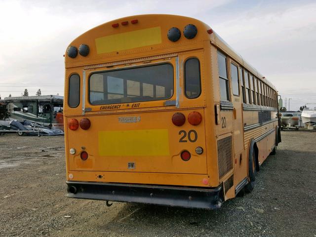 1T75U4B21P1113933 - 1993 THOMAS SCHOOL BUS YELLOW photo 4