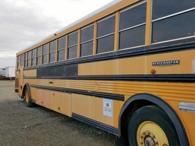 1T75U4B21P1113933 - 1993 THOMAS SCHOOL BUS YELLOW photo 9