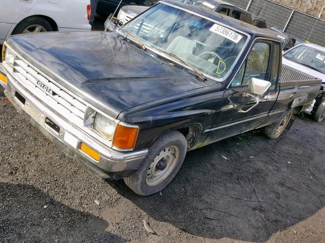 JT4RN70D2H0047126 - 1987 TOYOTA PICKUP XTR BLACK photo 2