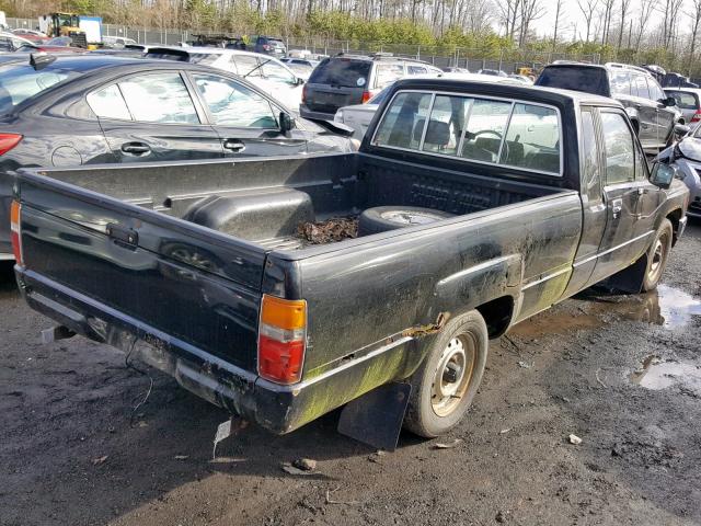 JT4RN70D2H0047126 - 1987 TOYOTA PICKUP XTR BLACK photo 4