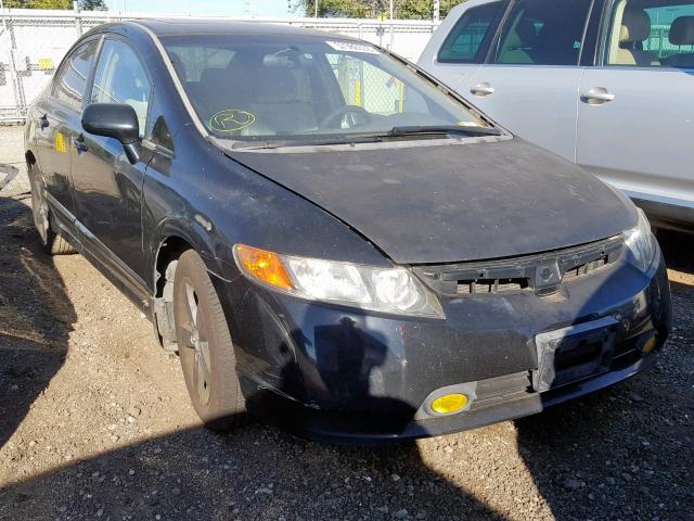 2HGFA16806H502801 - 2006 HONDA CIVIC EX BLACK photo 1