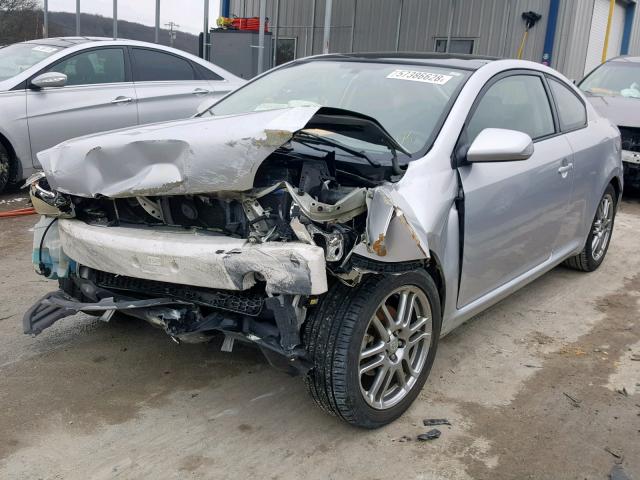 JTKDE177260142198 - 2006 TOYOTA SCION TC ვერცხლისფერი ფოტო 2