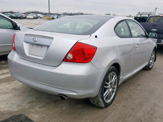 JTKDE177260142198 - 2006 TOYOTA SCION TC ვერცხლისფერი ფოტო 4