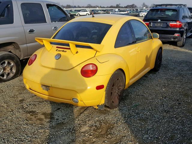 3VWCD21C1YM478553 - 2000 VOLKSWAGEN NEW BEETLE YELLOW photo 4