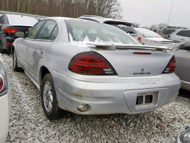 1G2NF52E34C246303 - 2004 PONTIAC GRAND AM S SILVER photo 3