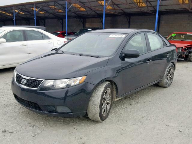 KNAFU4A29C5534267 - 2012 KIA FORTE EX BLACK photo 2