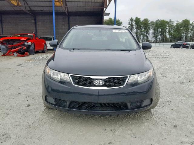 KNAFU4A29C5534267 - 2012 KIA FORTE EX BLACK photo 9