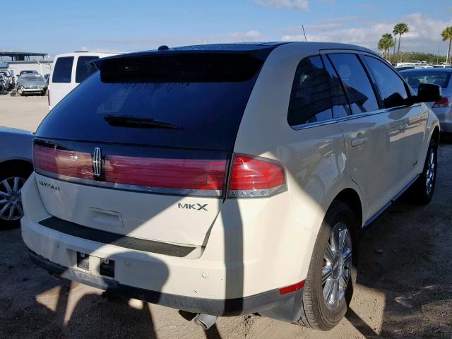 2LMDU68C47BJ03888 - 2007 LINCOLN MKX WHITE photo 4