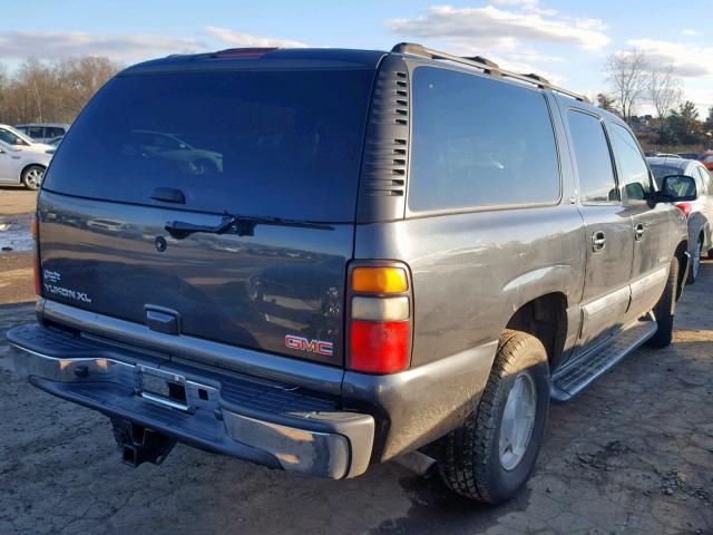 3GKFK16T84G339980 - 2004 GMC YUKON XL K CHARCOAL photo 4