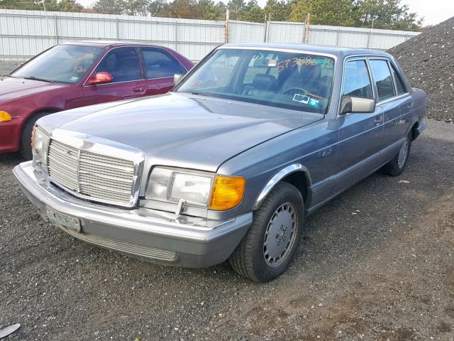 WDBCA35D8JA364622 - 1988 MERCEDES-BENZ 420 SEL GRAY photo 2