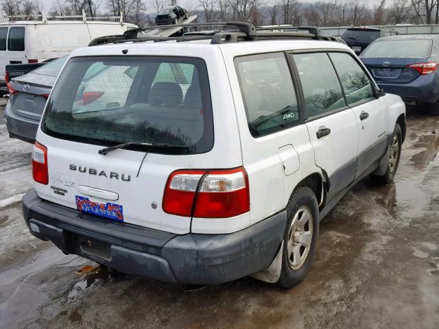 JF1SF63521H718997 - 2001 SUBARU FORESTER L WHITE photo 4