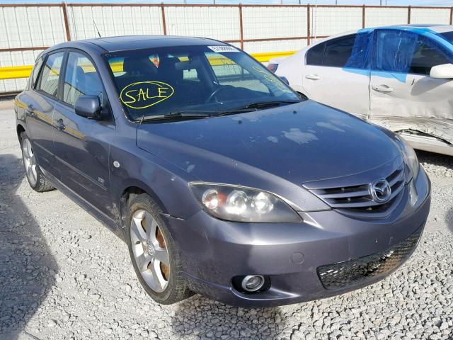 JM1BK343951266109 - 2005 MAZDA 3 HATCHBAC GRAY photo 1