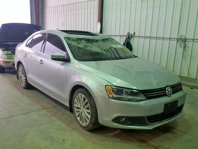 3VWLL7AJ6DM396407 - 2013 VOLKSWAGEN JETTA TDI SILVER photo 1