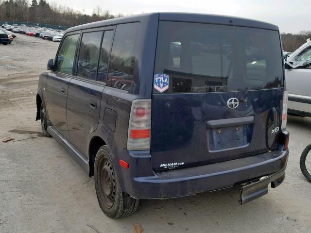 JTLKT324854002813 - 2005 TOYOTA SCION XB Көк фото 3