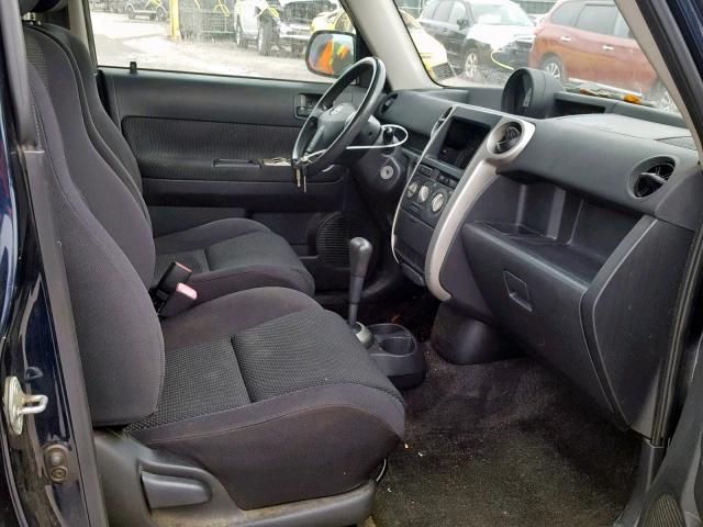 JTLKT324854002813 - 2005 TOYOTA SCION XB Көк фото 5