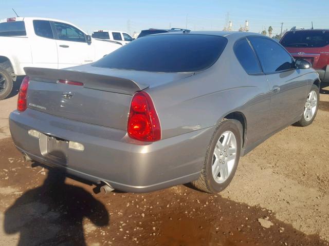 2G1WK151X69397686 - 2006 CHEVROLET MONTE CARL 棕色 照片 4
