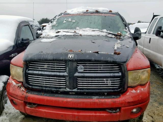 3D7MU48C53G747076 - 2003 DODGE RAM 3500 S RED photo 9