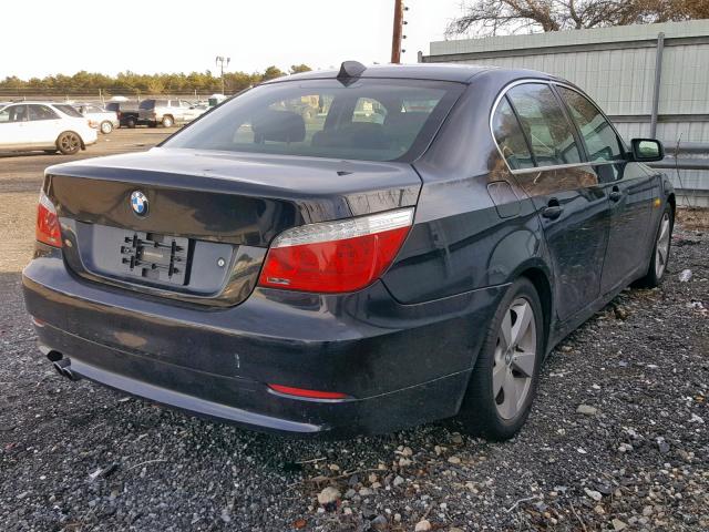 WBANV13578CZ59360 - 2008 BMW 528 XI BLACK photo 4